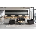 thumbnail image 3 of Safco Contemporary Lounge Chair Resi Feet Gray Vinyl with Wood Legs, 3 of 4