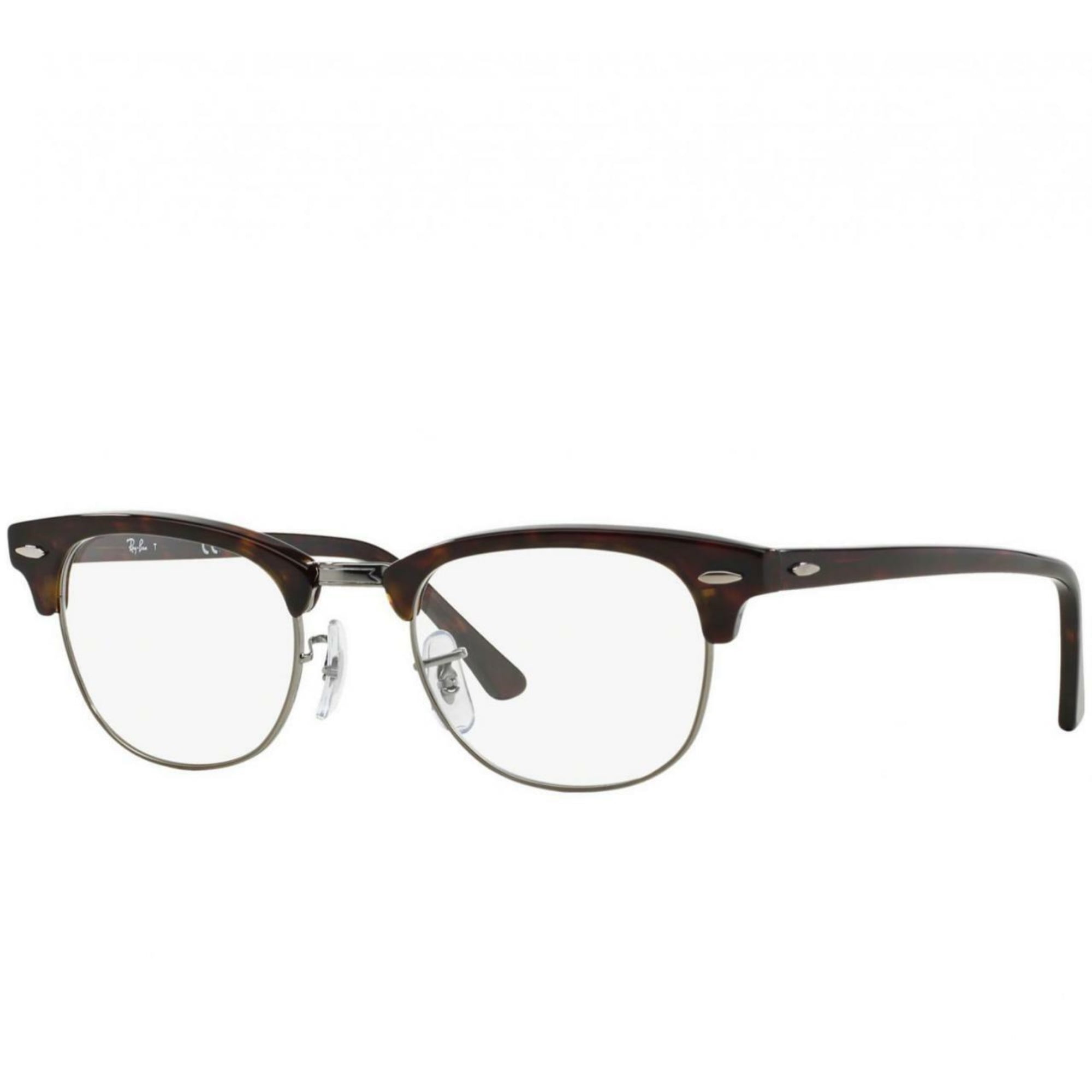 Ray Ban Rb5154 12 Clubmaster Optics Tortoise Full Rim Square Eyeglasses Frames Walmart Com