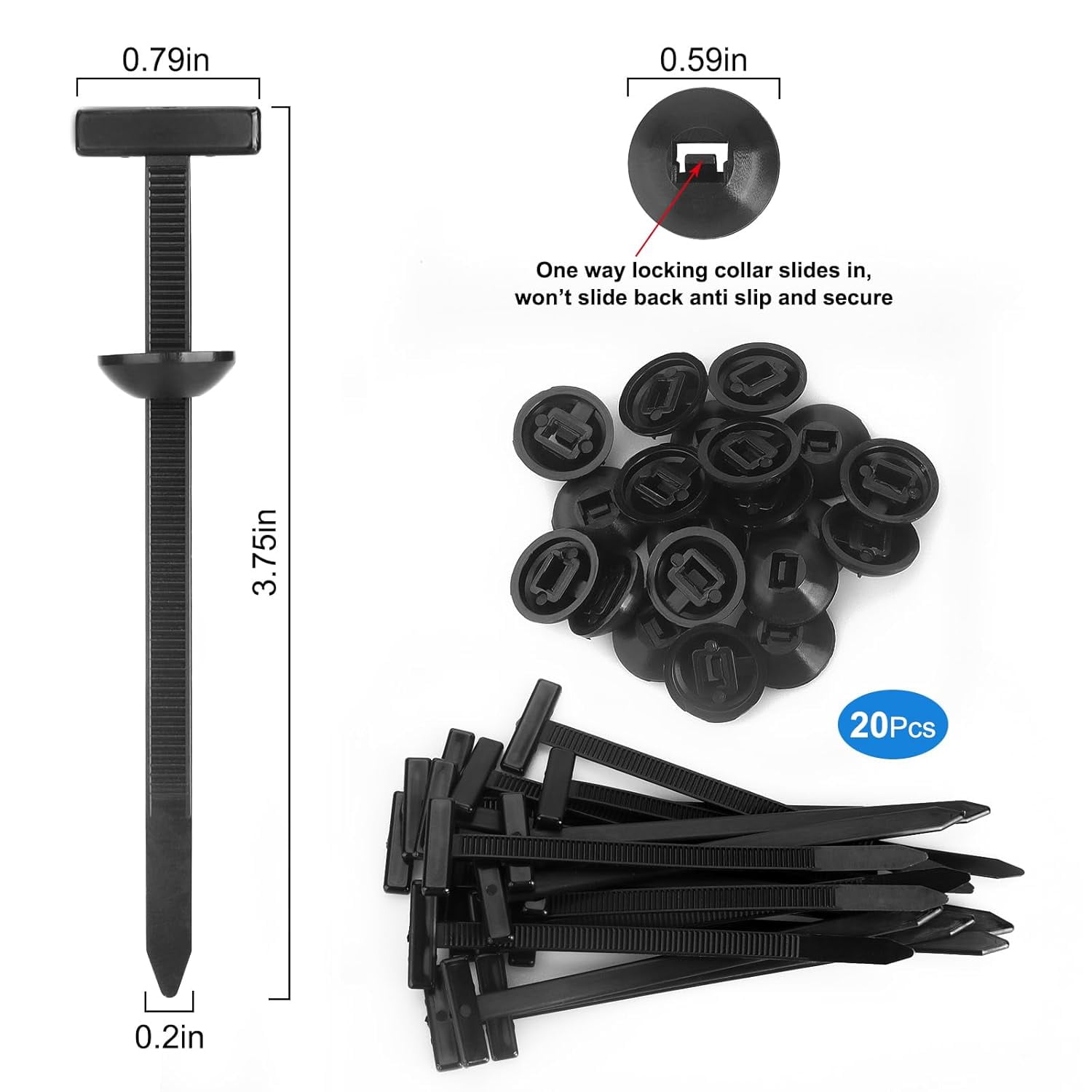 260PCS Bumper Clips car Plastic Rivet Fasteners, 13 Popular Sizes, Suitable for Bumpers, fenders, and car interiors