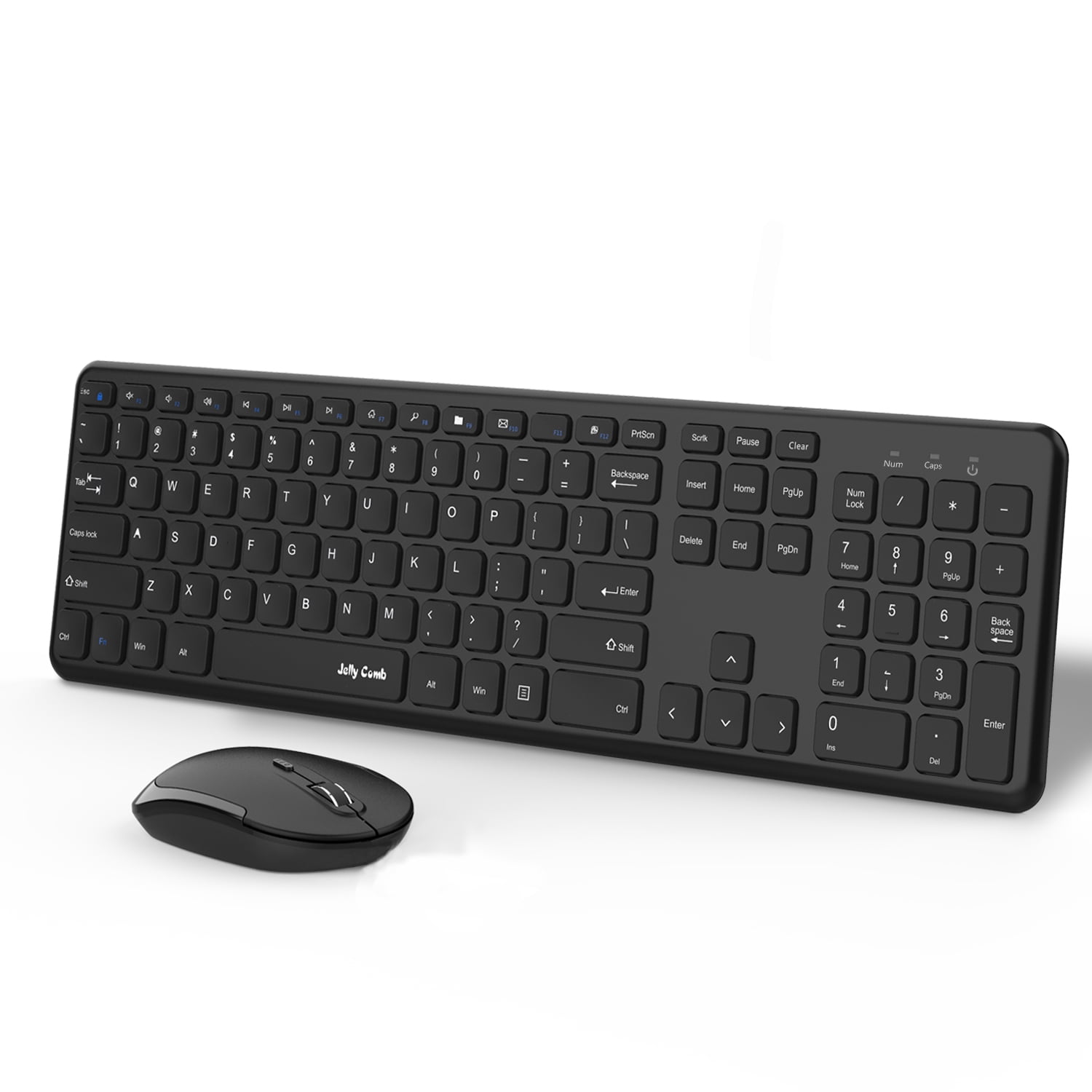 VIVEFOX Wireless Keyboard and Mouse Combo, Wireless Keyboard and Mouse