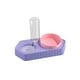 thumbnail image 5 of Point Bowls Fuente para beber Soporte antideslizante Tazón Botella de agua Comedero para mascotas doble violeta jinwen Alimentador Automático, 5 of 8