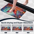 thumbnail image 4 of 1pc Colorful Butterfly in Floral Bathroom Rug Bathroom Decor and Accessories- Durable,Anti Slip,And Quick Drying,Suitable For Indoor/outdoor Use - Perfect For Bathrooms,Bedrooms,Kitchens, 4 of 9