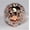 Rose Gold, variant on Lion Head Ring Metal Animal Ring with Alloy Inlaid Gems European Design Statement Ring Hand Jewelry for Men and Women Gold