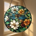 Dragonfly Window Suncatcher – Stained Glass Style Home Decor - Walmart.com