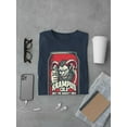 thumbnail image 3 of Krampus Can Naughty Dark Christmas Men's T-shirt, 3 of 4