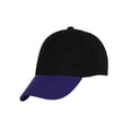 thumbnail image 1 of Casquette de Baseball Ajustable Bicolore, Noir Violet, 1 of 2