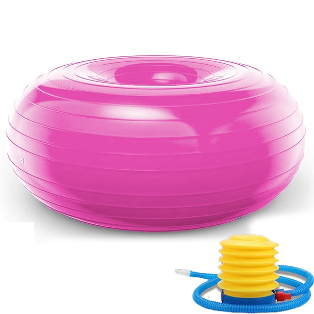 Ejercicio de donas, entrenamiento, entrenamiento básico, pelota de estabilidad suiza para yoga, pilates y entrenamiento de equilibrio en el gimnasio, la oficina o el aula. Ormromra 220355-2
