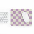 thumbnail image 5 of Mousepad Lavender Checkerboard Aesthetic Grid Pattern Design, 5 of 6