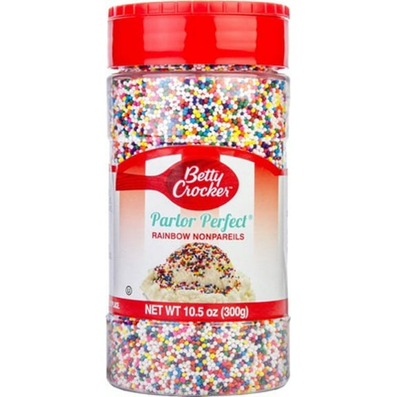 Betty Crocker Rainbow Nonpareils 10.5 oz (Pack of 12)