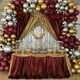 thumbnail image 2 of Mantel B-COOL rectangular con lentejuelas 229 x 396 cm, color burdeos, 2 of 7