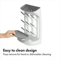 thumbnail image 6 of OXO Space-Saving Baby Bottle Drying Rack, White, 6 of 8