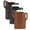Black + Khaki + Brown, variant on PULLIMORE 3 Pcs Mens Cell Phone Belt Bag PU Leather Loop Waist Holster Pouch Holster Case Phone Purse (Black Khaki Brown)