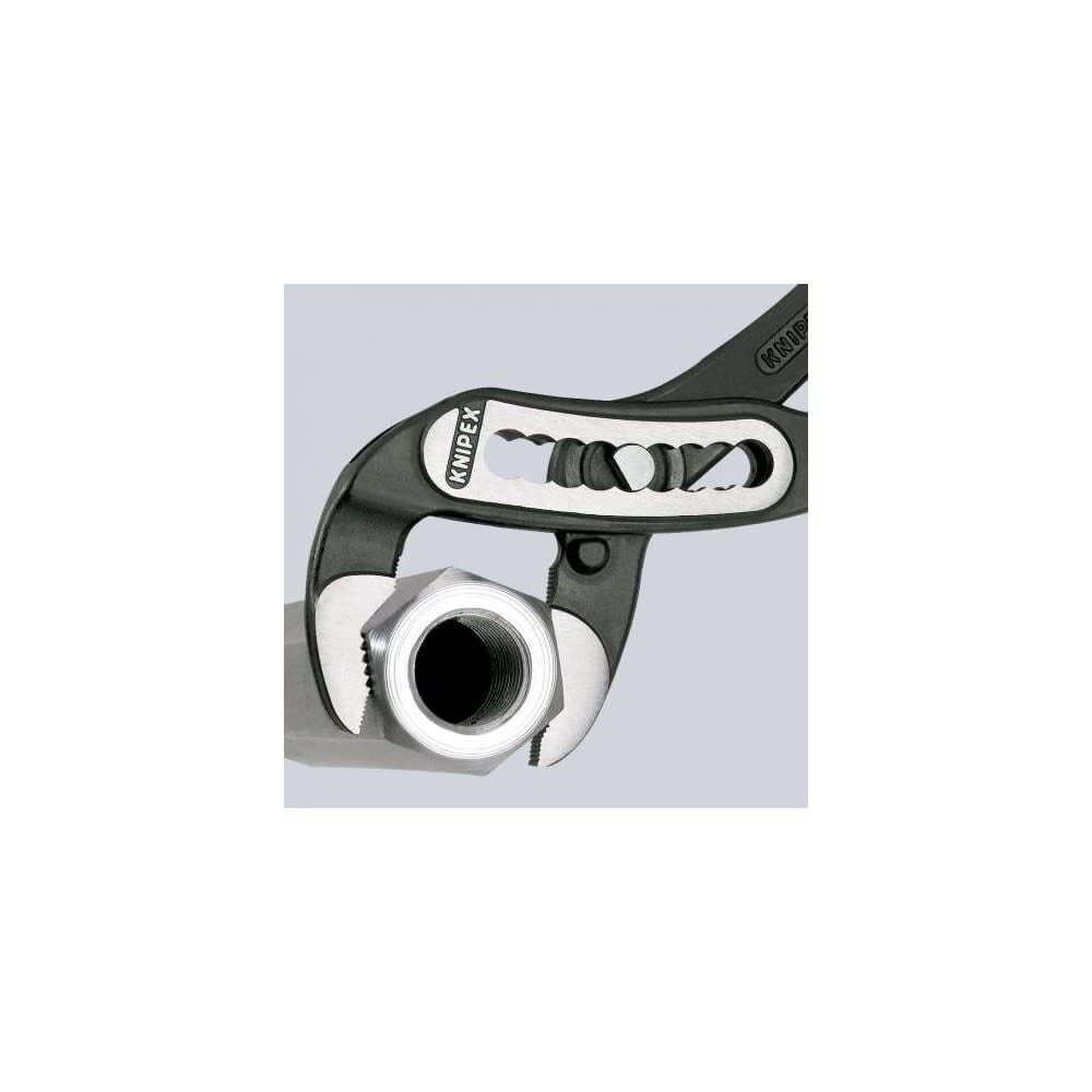 7 1/4 in V-Jaw Water Pump Plier Serrated, Bi-Material Grip 88 02 180 SBA