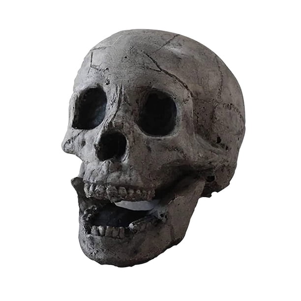 Cráneo De Pozo De Fuego Cerámica Fire Pit Skull Party Ornament Skull Decor Prop para Haunted House Desktop Ndcxsfigh Libre de BPA