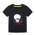 thumbnail image 4 of Hello Kitty nueva ropa de verano para niños, camiseta de moda con dibujos animados para niñas, camiseta interior de algodón informal para bebés, manga corta, 4 of 5