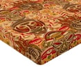 thumbnail image 2 of Ambesonne Tribal Fitted Sheet, Motif, Twin Size, Sand Brown Orange, 2 of 3