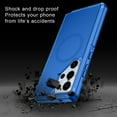 thumbnail image 4 of Petocase for Samsung Galaxy S25 Ultra Case,Compatible with MagSafe,Military Grade Drop 3 Layer Protection Rugged Case,Magnetic Phone Cover for Galaxy S25 Ultra,Navy Blue, 4 of 7
