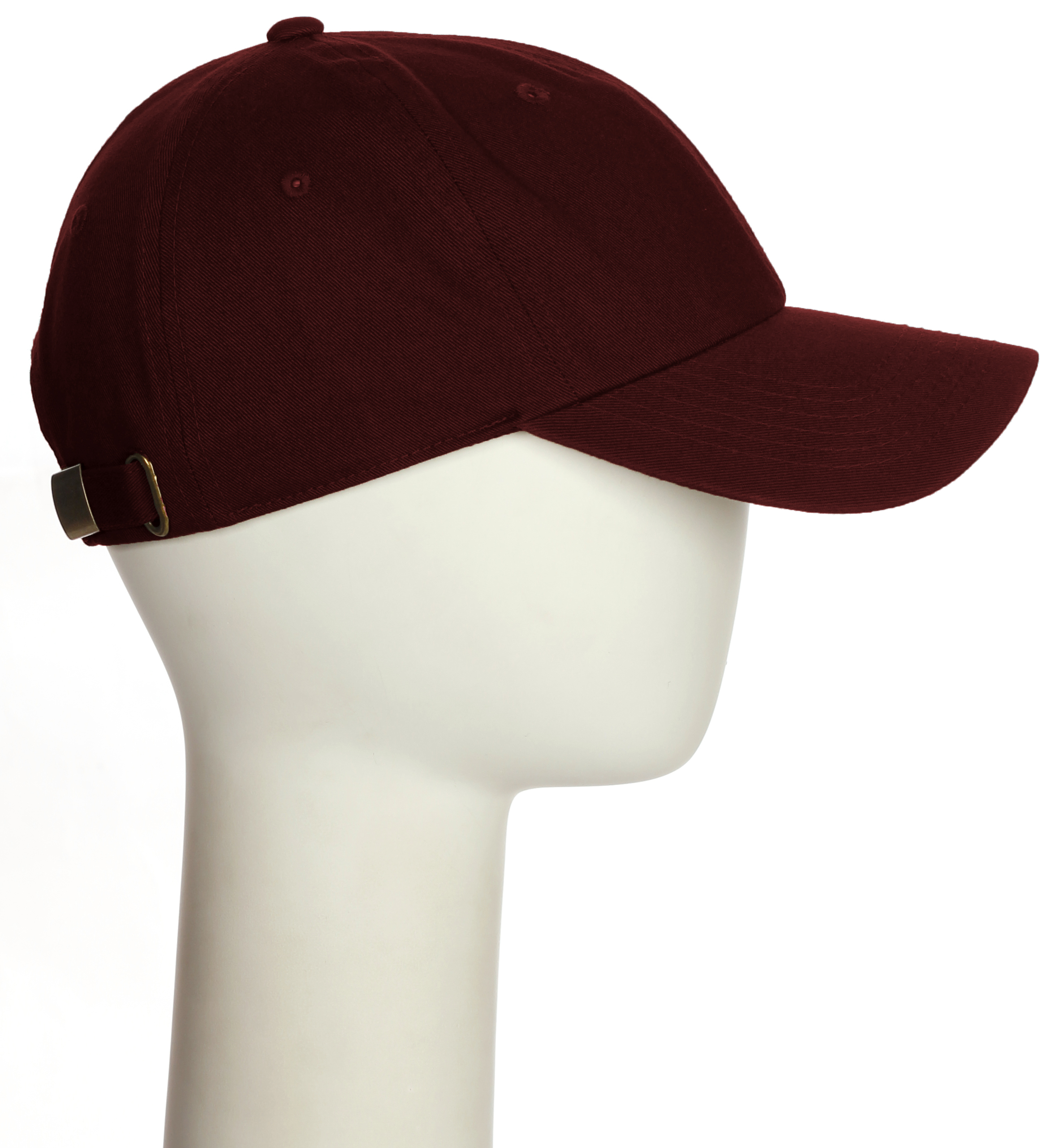 Custom Hat A to Z Initial Letters Classic Baseball Cap, Burgundy Hat White Navy Letter H - image 2 of 4