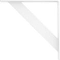 thumbnail image 4 of Ekena Millwork 2"W x 16"D x 16"H Traditional Steel Bracket, White Primer, 4 of 13