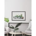 thumbnail image 4 of Parvez Taj Lined Potted Cactus Framed Wall Art, 4 of 5