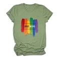 thumbnail image 1 of Pompotops T-Shirt Décontracté à Manches Courtes pour Femmes avec Imprimé Coloré, 1 of 4