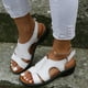 thumbnail image 2 of WILLBEST Sandalias Cómodas De Verano De Talla Grande Para Mujer Con Costuras, Suelas Gruesas Y Huecas., 2 of 9