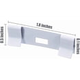 thumbnail image 3 of XNKOLMJ Pièces de Rechange pour Store Vertical Clips d'Entretien/réparateurs de Store Blanc (10), 3 of 6