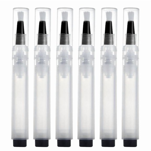 Fillable Touch Up Paint Pen Brush, 6ml Multifunctional Pens for Home Repairs (6 Pcs)