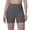Dark Gray #12, variant on DORKASM ButterLuxe Biker Shorts 6" - High Waisted Workout Running Volleyball Spandex Yoga Womens Red XL