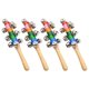 thumbnail image 2 of Juguete Sonajeros de madera de colores Rainbow Baby Early Education Educational Rattle Toy AMMAO TOY230209-0564toy, 2 of 2