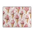 thumbnail image 5 of Yayeee Area Rugs for Living Room 5.2'x4' Non Slip Washable Bedroom Floor Carpet, Pink Ice Cream Pattern, 5 of 5