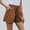 Brown, variant on Pxiakgy Women Solid High Waist Cotton And Shorts Pants Casual Beach Shorts Womens Shorts Shorts for Women Size:S-3XL