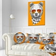 thumbnail image 3 of Designart Funny Bear with Sunglasses - Animal Throw Pillow - 12x20, 3 of 5