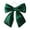 Green, variant on Large Christmas Tree Topper Bow – Velvet Satin Wedding Backdrop Decor, Indoor Holiday Decorations for Home, Party, Wedding, Car, and Gift Boxes, Beige, Bow