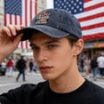 thumbnail image 2 of NIEWTR United States 250 Year Anniversary Cap, Embroidered Stars, Adjustable Retro Baseball Hat(B,A), 2 of 5