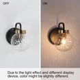 thumbnail image 6 of LNC Astrid 5-in W 1-Light Matte Black Modern/Contemporary LED Wall Sconce, 6 of 14