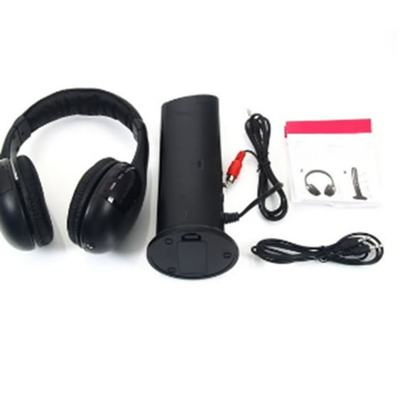 5 in 1 Wireless Headphone Wireless Headphones Wireless Internet Sound Chat Wireless Monitoring Wired Headphones and FM Radio with FM Transmitter Up to 10m