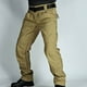 thumbnail image 5 of Pantalones largos para hombre, pantalones de senderismo con bolsillos, resistentes al agua y antidesgarros, pantalones militares de carga para pesca., 5 of 5