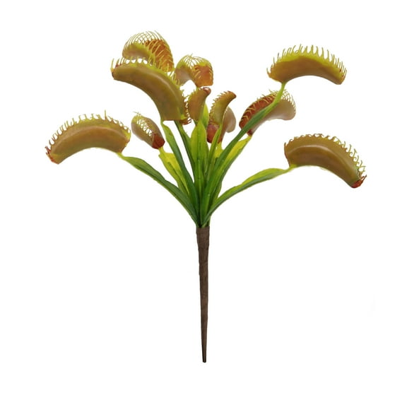 Vickerman 12" Green Artificial Venus Flytrap Plant 3/pk
