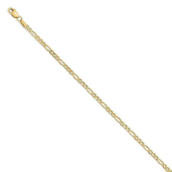 Leslie's 14k Yellow Gold 2.5mm Figaro Chain
