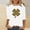 A951 White, variant on St. Patrick's Day T-Shirt for Women Leopard Print Shamrock Graphic Crewneck Long Sleeve Soft Relaxed Fit Festive Holiday Clover Graphic Tee
