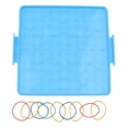 thumbnail image 2 of s de placa de uñas de plástico Juego de rompecabezas de de áticas para Geometría de áticas Juguetes educativos R Baoblaze Placa de tabla de uñas Geoboard Math, 2 of 8