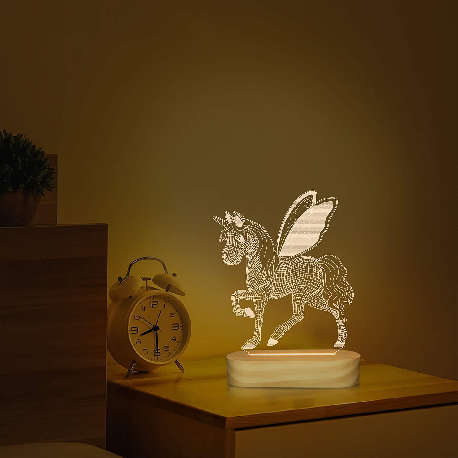 3D Koala Bear Lamp LED Illusion Animal Night Light for Kids Boys Girls Gifts,USB Power Warm Color Desk Table Lamps for Baby Bedroom Decor 