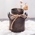 thumbnail image 4 of Staron Vintage Shabby Iron Milk Jug, Garden Plating Flower Vase Pot Decor, Rustic Metal Flower Bucket without Drainage, 4 of 4