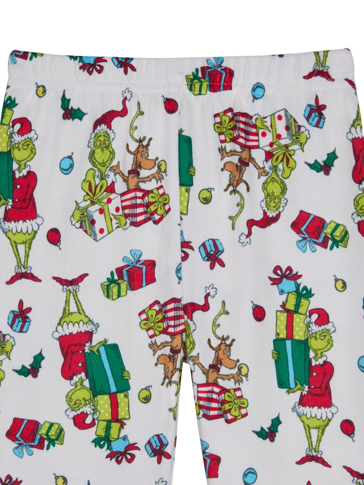 Grinch Toddler Long Sleeve Top and Pants Pajama Set, 2-Piece, Sizes 12M-5T