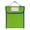 Green, variant on CoreLiving Nylon Book Pouch Bags with Stitched Handle and Clear Name Tag Pockets for Homework Organizer Protector Store Reading Supplies 1 Pack