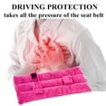 thumbnail image 3 of Seat Belt Pillow Post Surgery- Seatbelt Pillows for Post-Surgery, Chemo Port Pillow for Seat Belt, Port Pillows for Chemo Patients Seatbelt, Seatbelt Cushion for Heart Surgery Recovery（rose, 3 of 5
