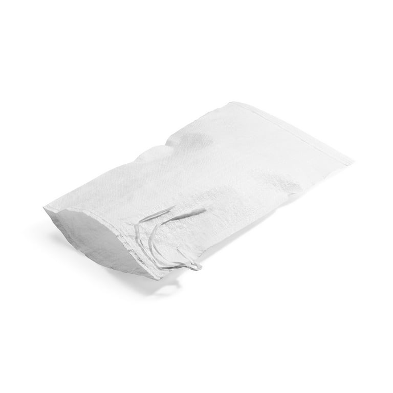 Sand Bags - 100 Empty White Woven Polypropylene Sandbags : :  Electronics