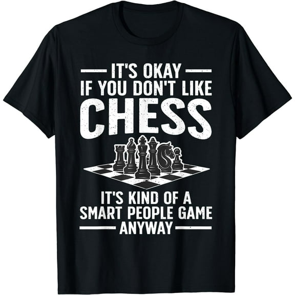 Cool Chess Players Art For Men Boys Kids Chess Lover Novelty T-Shirt Black Small