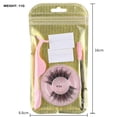 thumbnail image 3 of Cils Auto-Adhésifs Réutilisables avec Bandes de Colle et Pinces pour Mariages Fêtes Usage Quotidien, 3 of 8